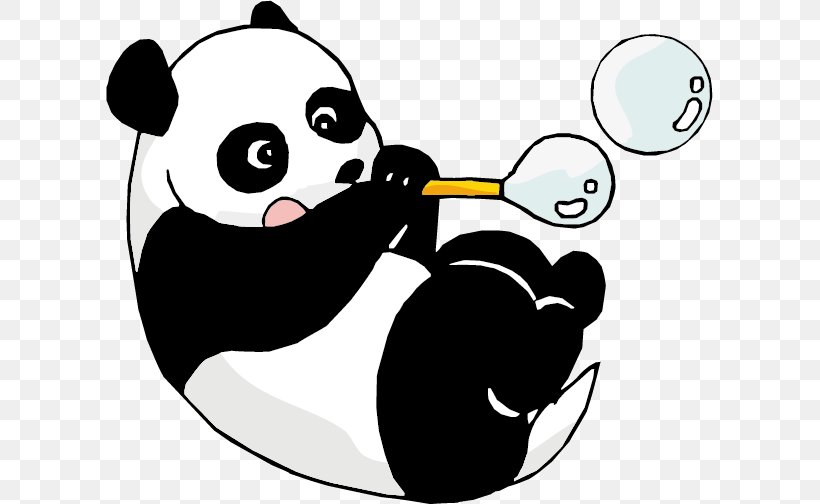 Giant Panda Bear Cartoon, PNG, 607x504px, Giant Panda, Animal, Art, Bear, Black And White Download Free
