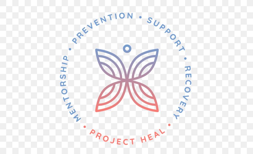 Project HEAL Eating Disorder Healing United States Non-profit Organisation, PNG, 501x500px, Eating Disorder, Anorexia Nervosa, Area, Brand, Butterfly Download Free