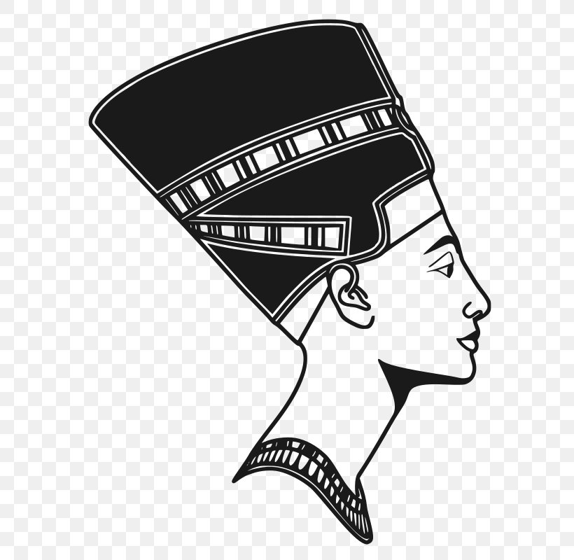 Nefertiti Bust Ancient Egypt Clip Art, PNG, 619x800px, Nefertiti Bust, Akhenaten, Ancient Egypt, Black, Black And White Download Free