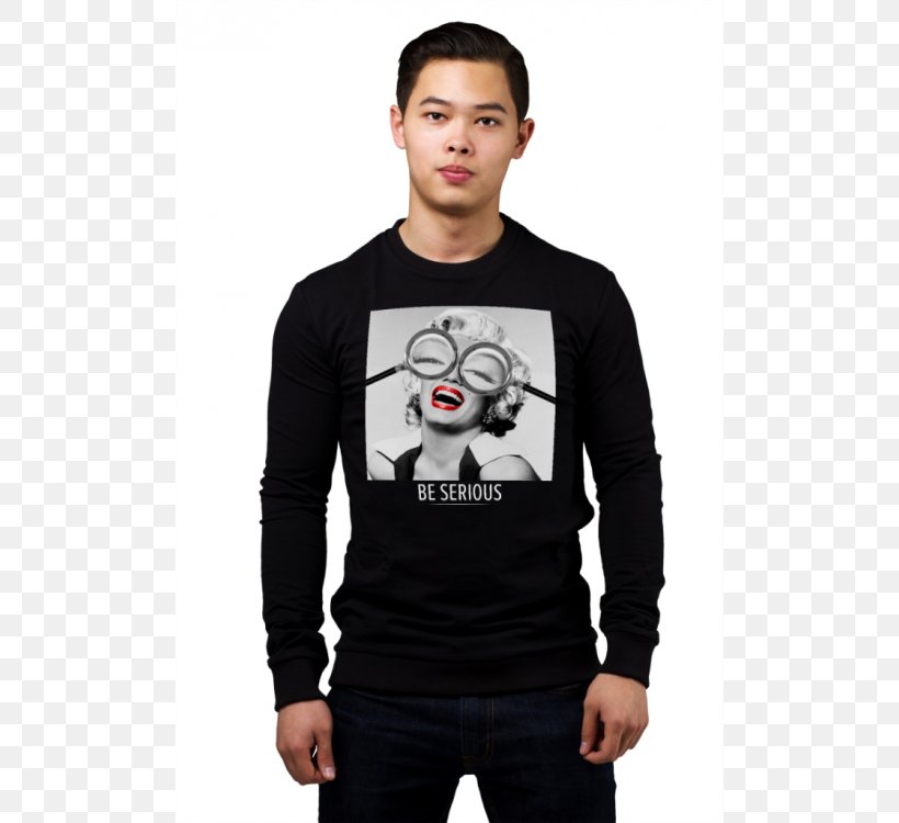 Long-sleeved T-shirt Hoodie Sweater, PNG, 750x750px, Tshirt, Clothing, Facial Hair, Hood, Hoodie Download Free
