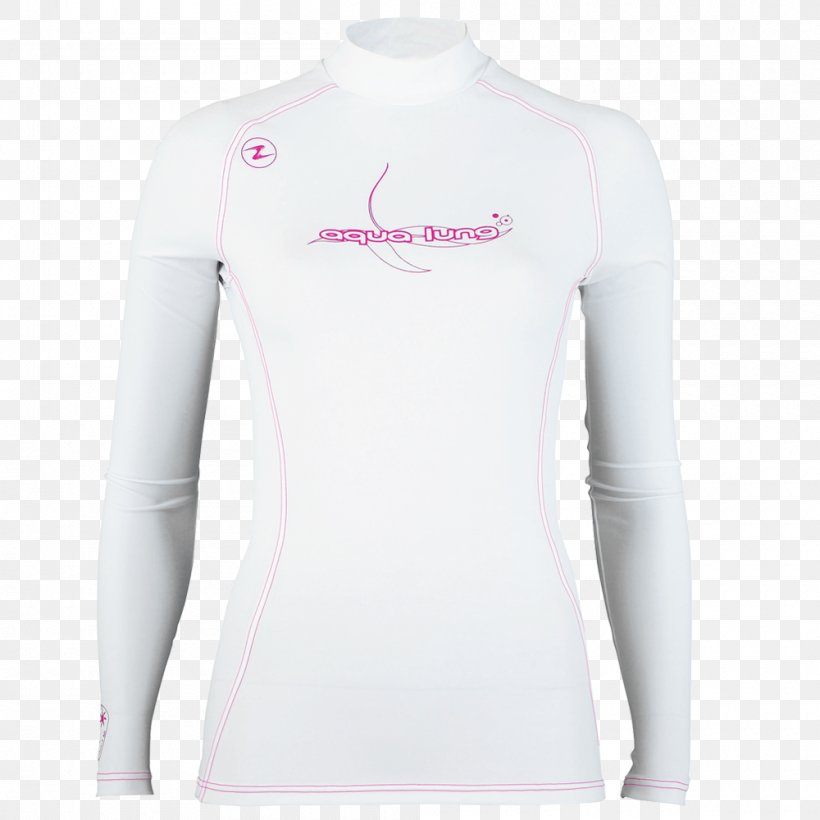 Long-sleeved T-shirt Long-sleeved T-shirt Rash Guard, PNG, 1000x1000px, Sleeve, Active Shirt, Aqua Lungla Spirotechnique, Clothing, Long Sleeved T Shirt Download Free
