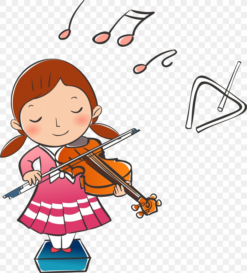 Cartoon Violin Child, PNG, 3495x3867px, Watercolor, Cartoon, Flower, Frame, Heart Download Free