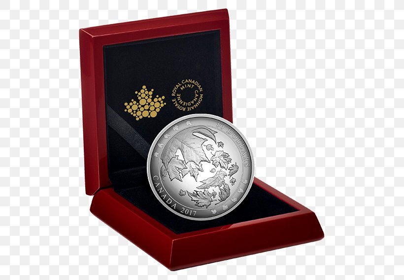 Silver Coin Silver Coin Canada Canadian Gold Maple Leaf, PNG, 570x570px, Silver, Box, Canada, Canadian Dollar, Canadian Gold Maple Leaf Download Free