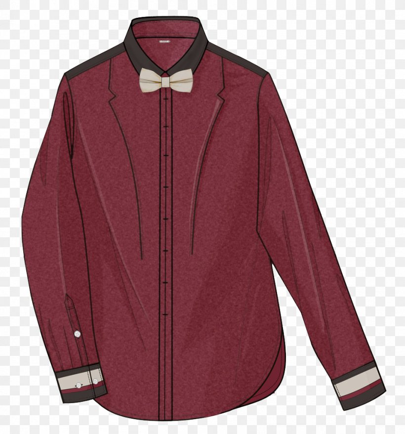 Sleeve Red Clothing Top, PNG, 956x1024px, Sleeve, Bow Tie, Button, Clothing, Coat Download Free