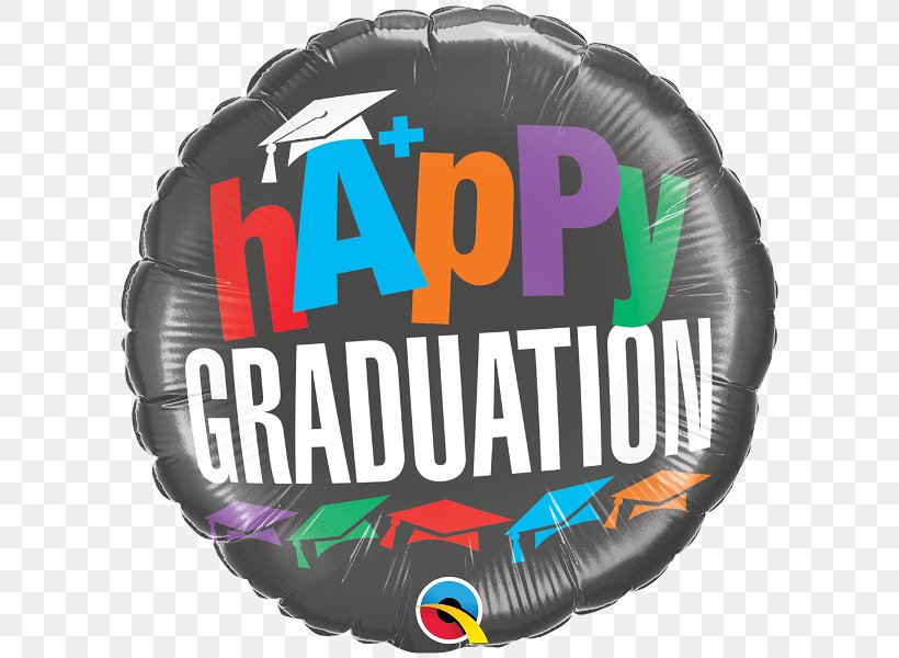 Graduation Foil Balloon Graduation Ceremony Party Logo, PNG, 600x600px, Balloon, Brand, Canada, Graduation Ceremony, Graduation Foil Balloon Download Free