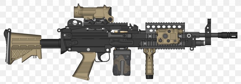 M249 Light Machine Gun Firearm FN Herstal, PNG, 2293x805px, Machine Gun, Air Gun, Firearm, Fn Herstal, Fn Scar Download Free