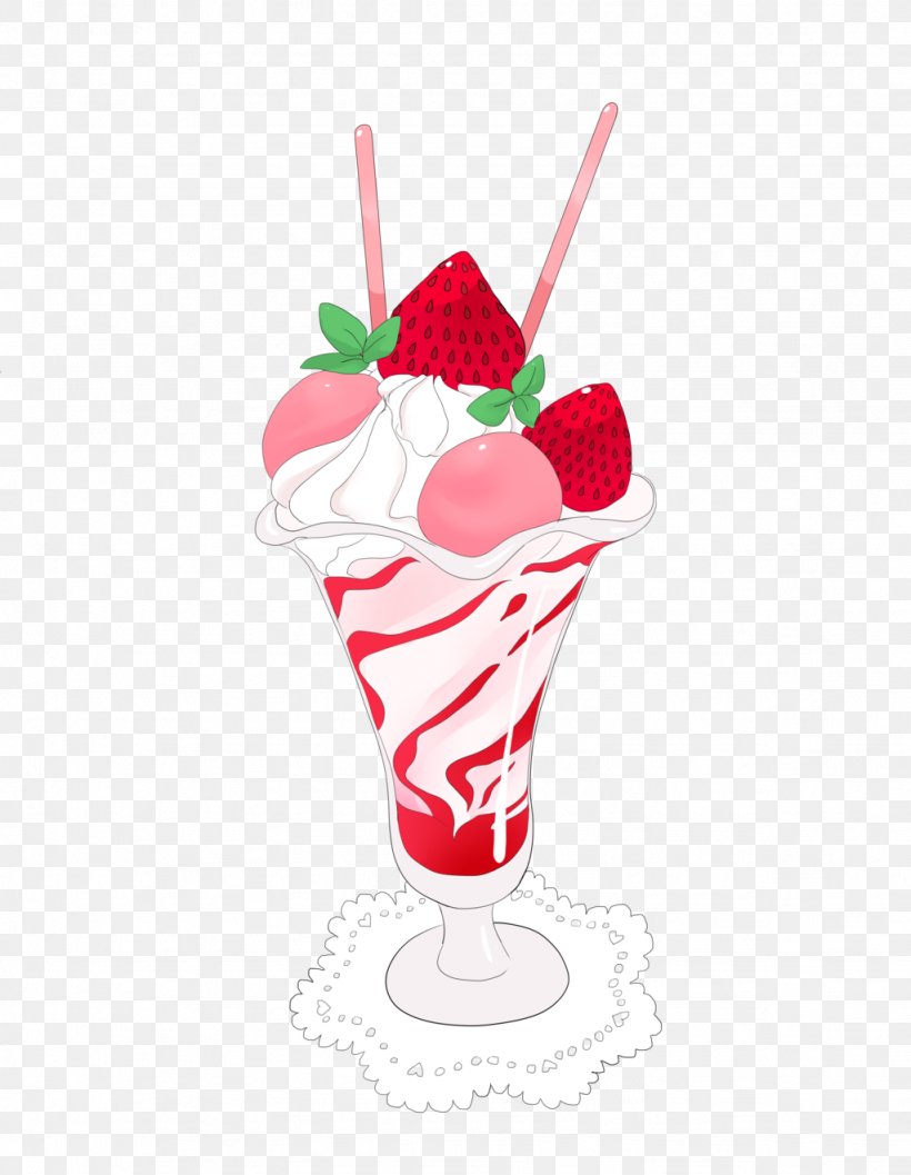 Sundae Parfait Ice Cream Milkshake Drawing, PNG, 1024x1320px, Watercolor,  Cartoon, Flower, Frame, Heart Download Free