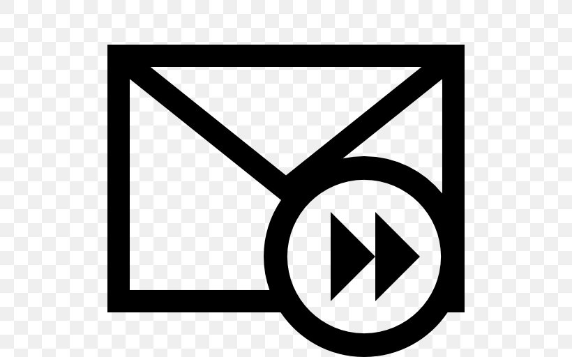 Email Forwarding Bounce Address Email Box, PNG, 512x512px, Email, Area, Black, Black And White, Bounce Address Download Free