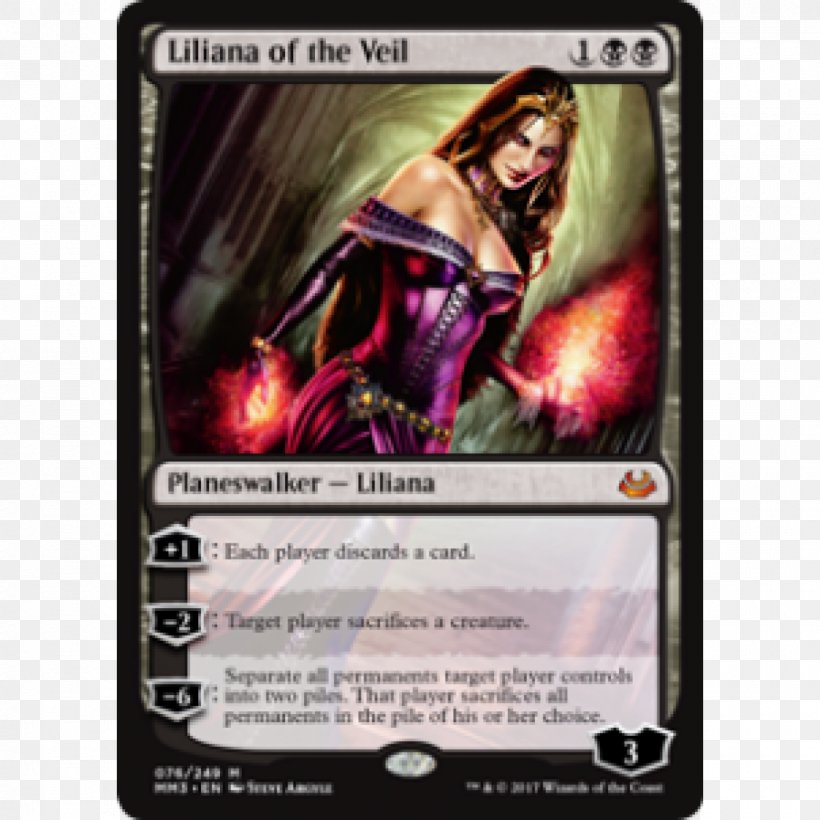 Magic: The Gathering Liliana Of The Veil Modern Masters 2017 Edition Planeswalker, PNG, 1200x1200px, Magic The Gathering, Game, Games, Innistrad, Liliana Of The Veil Download Free