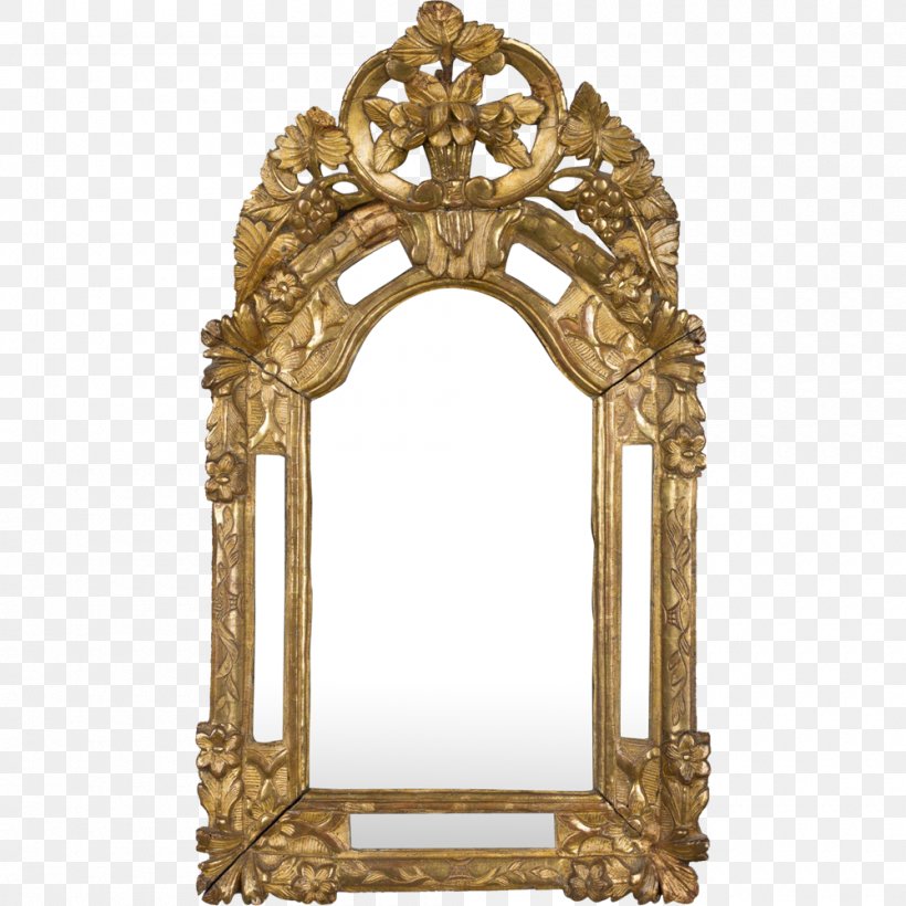 Mirror Gilding Glass Gold Decorative Arts, PNG, 1000x1000px, Mirror, Antique, Arch, Brass, Carving Download Free