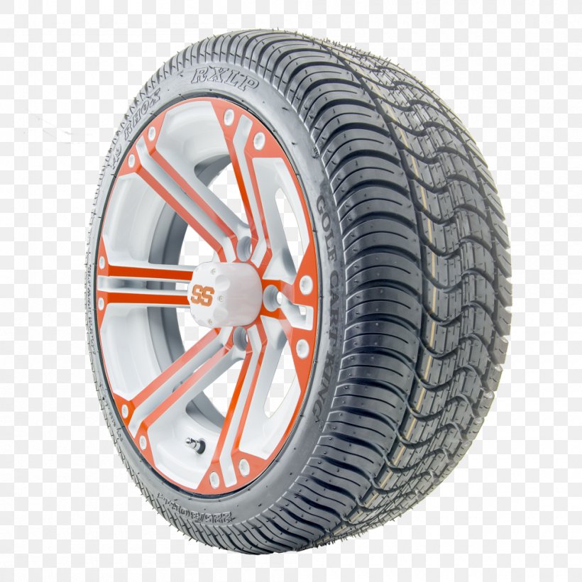 Car Tread Golf Buggies Spoke Wheel, PNG, 1000x1000px, Car, Alloy Wheel, Auto Part, Automotive Tire, Automotive Wheel System Download Free