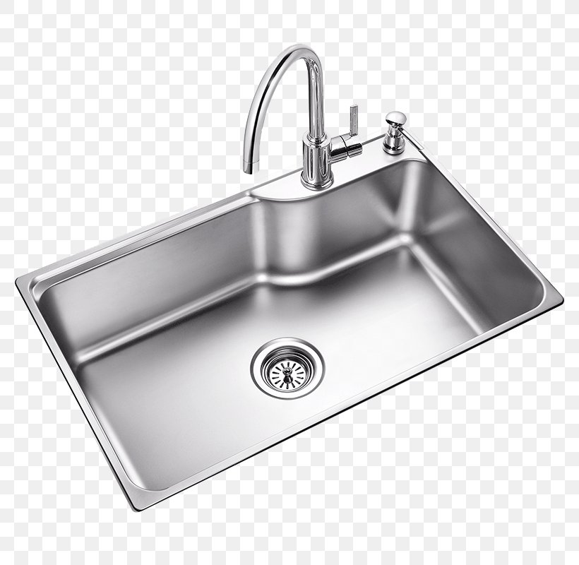 Kitchen Sink Moen Tap Stainless Steel, PNG, 800x800px, Kitchen, Bathroom, Bathroom Sink, Dishwasher, Drain Download Free