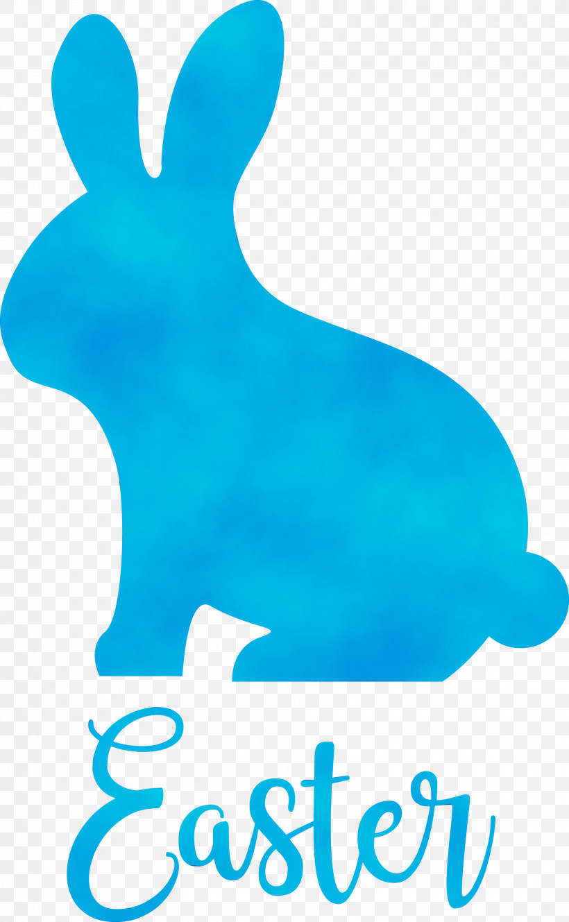 Turquoise Aqua Teal Animal Figure Rabbit, PNG, 1850x3000px, Easter Day, Animal Figure, Aqua, Easter Sunday, Happy Easter Download Free