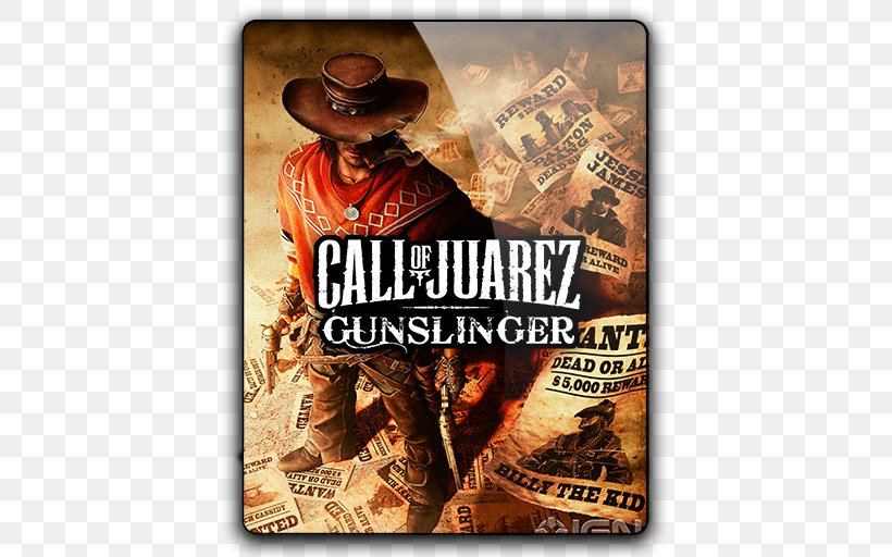 Call Of Juarez: Gunslinger Xbox 360 Video Game Red Dead Redemption, PNG, 512x512px, Call Of Juarez Gunslinger, Advertising, American Frontier, Call Of Duty World At War, Call Of Juarez Download Free