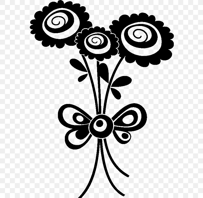Floral Design Silhouette Sticker Stencil, PNG, 800x800px, Floral Design, Artwork, Black And White, Branch, Cut Flowers Download Free