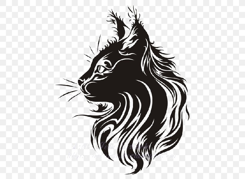Cat Tattoo Image Drawing Wolf, PNG, 484x600px, Cat, Art, Big Cats, Black, Black And White Download Free