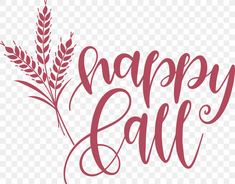 Happy Autumn Happy Fall, PNG, 3000x2343px, Happy Autumn, Flower, Happy Fall, Line, Logo Download Free