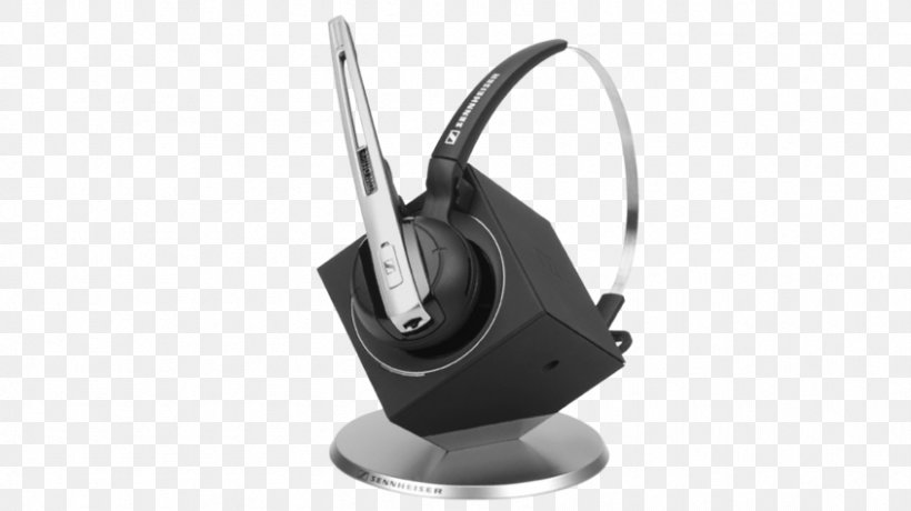 Headphones Sennheiser DW Office Wireless Headset, PNG, 845x475px, Headphones, Audio, Audio Equipment, Ear, Headset Download Free