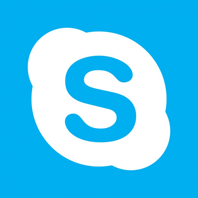 Skype For Business Slack Videotelephony Instant Messaging, PNG, 1024x1024px, Skype, Aqua, Area, Azure, Blue Download Free