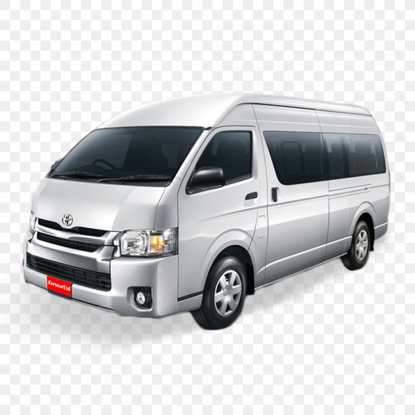 Toyota HiAce Car Van บริการรถตู้เช่า สีสันกรุ๊ป, PNG, 1000x1000px, Toyota Hiace, Automotive Design, Automotive Exterior, Brand, Bumper Download Free