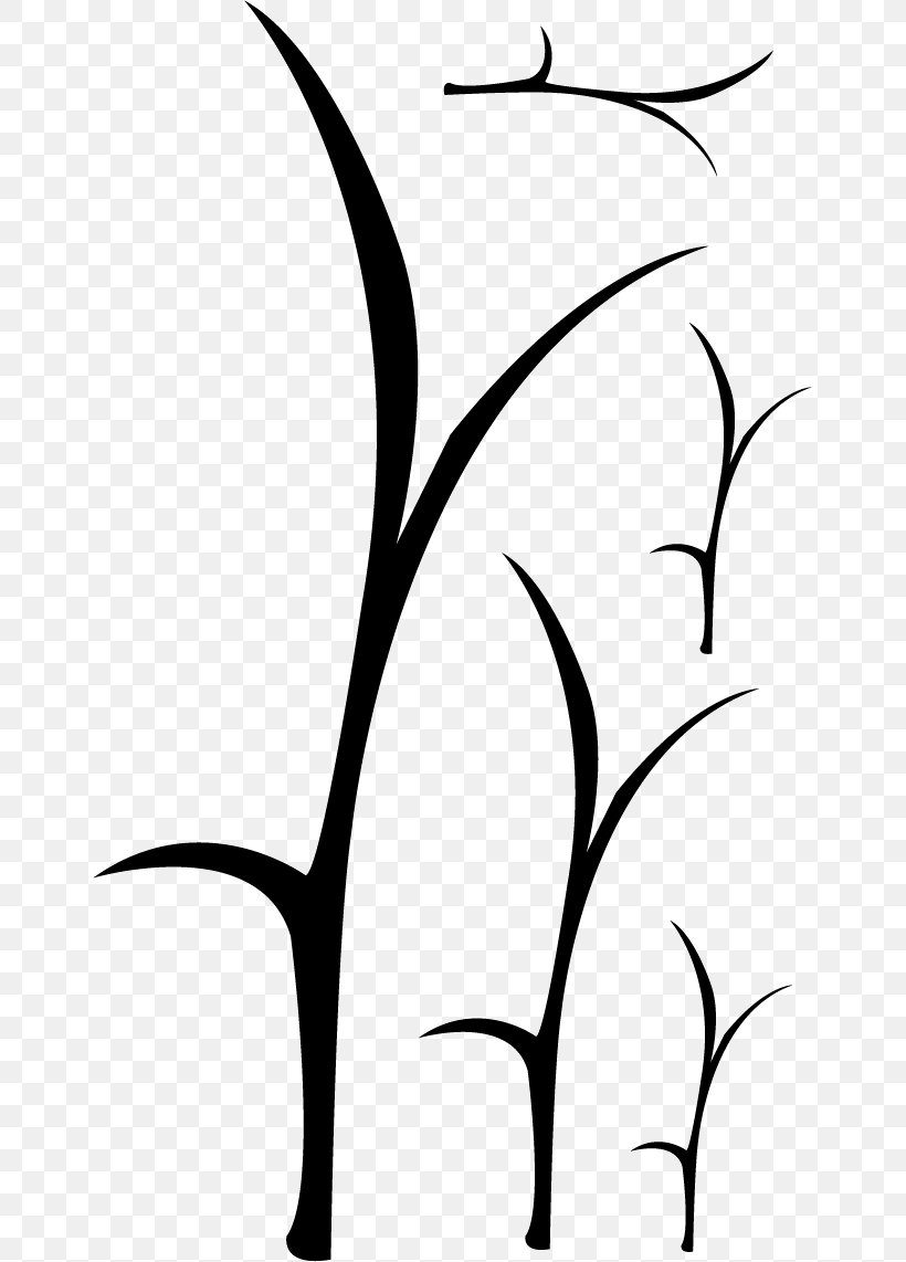 Twig Silhouette Line Art Plant Stem Clip Art, PNG, 651x1142px, Twig, Artwork, Black, Black And White, Black M Download Free
