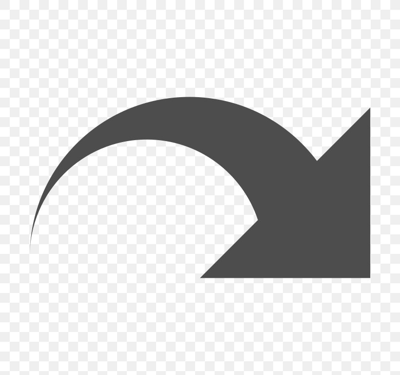 Arrow, PNG, 768x768px, Symbol, Black, Black And White, Brand, Crescent Download Free