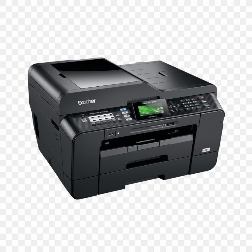 Brother Industries Multi-function Printer Inkjet Printing, PNG, 960x960px, Brother Industries, Automatic Document Feeder, Computer Software, Device Driver, Duplex Printing Download Free
