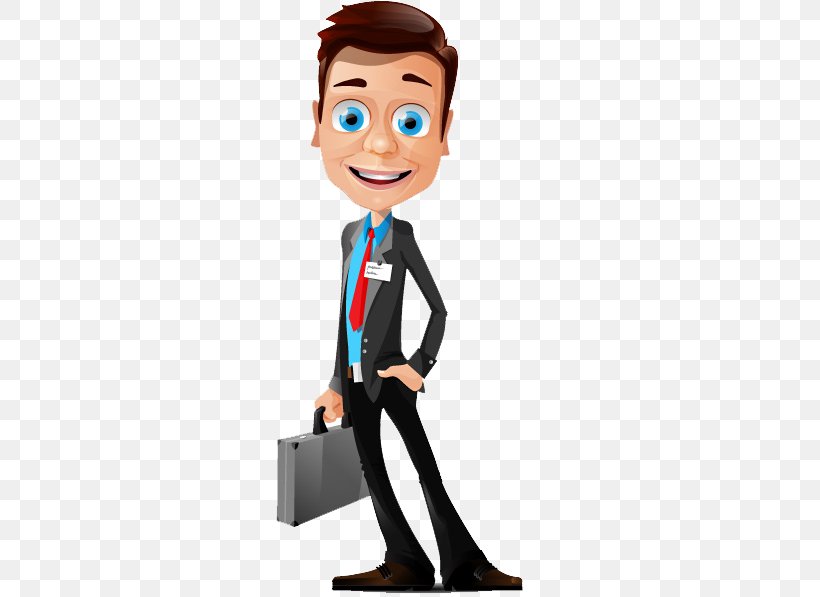 Businessperson Cartoon Clip Art, PNG, 597x597px, Businessperson, Business, Cartoon, Character, Figurine Download Free