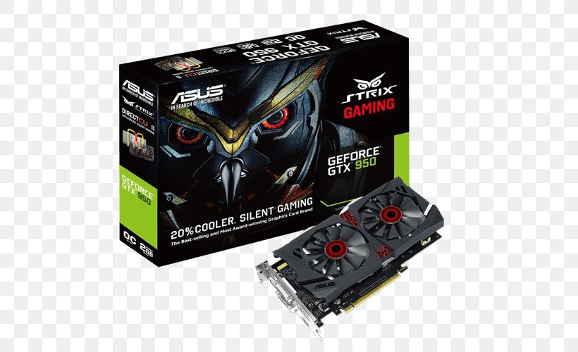 Graphics Cards & Video Adapters Graphics Card STRIX GTX 980 GeForce GDDR5 SDRAM Graphics Card STRIX GTX 970, PNG, 500x500px, Graphics Cards Video Adapters, Asus, Computer Component, Computer Cooling, Digital Visual Interface Download Free