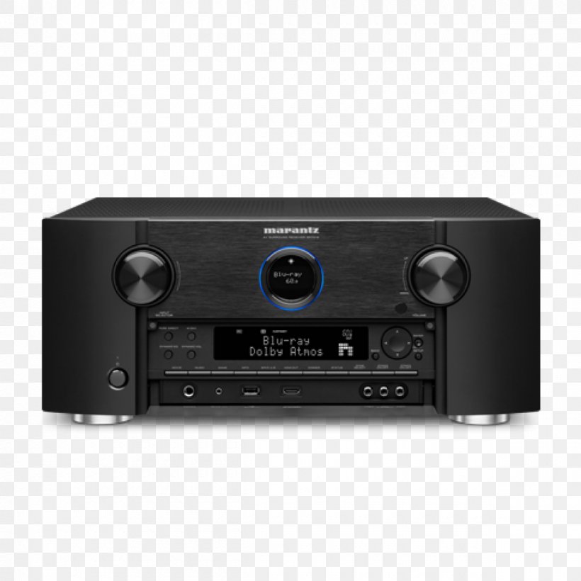 Marantz SR7012 AV Receiver Marantz Audio Video Receiver Audio Video Component Receiver Black Sr Home Theater Systems, PNG, 1200x1200px, Av Receiver, Amplifier, Audio, Audio Equipment, Audio Receiver Download Free
