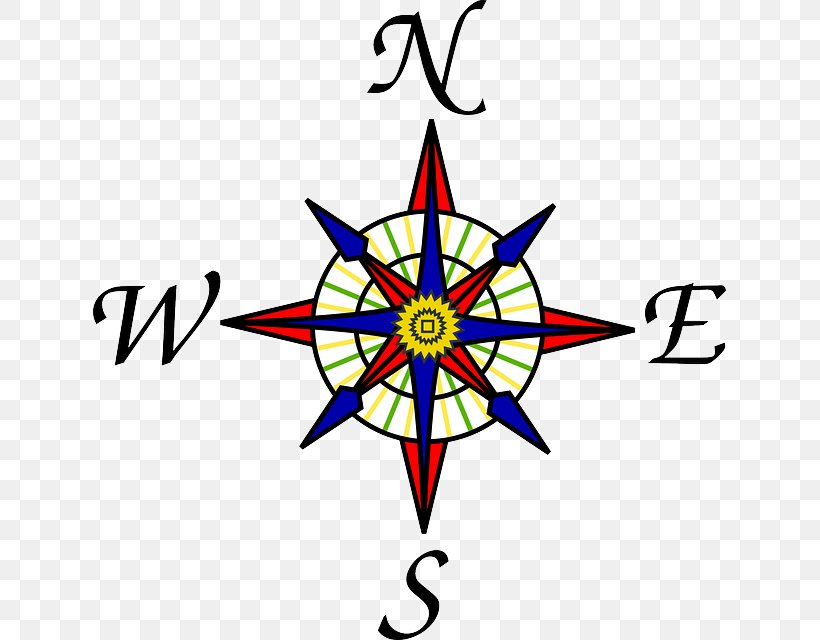 Compass Rose Clip Art, PNG, 633x640px, Compass Rose, Area, Artwork, Compass, Drawing Download Free