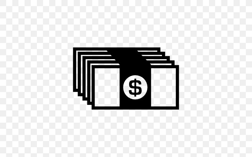 Symbol Money Logo, PNG, 512x512px, Symbol, Area, Banknote, Black, Black And White Download Free
