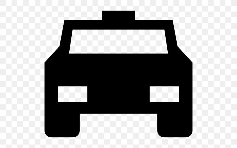 Taxi Car Clip Art, PNG, 512x512px, Taxi, Area, Black, Black And White, Car Download Free