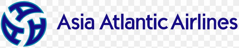 Logo Asia Atlantic Airlines Boeing 767 Atlantic Airways, PNG, 6000x1212px, Logo, Airline, Asiana Airlines, Blue, Boeing 767 Download Free