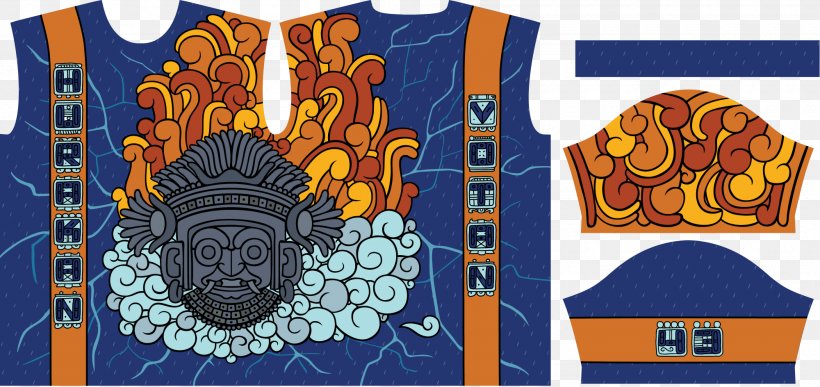 T-shirt Art Sleeve Graphic Design Pattern, PNG, 2000x944px, Tshirt, Art, Blue, Cobalt, Cobalt Blue Download Free