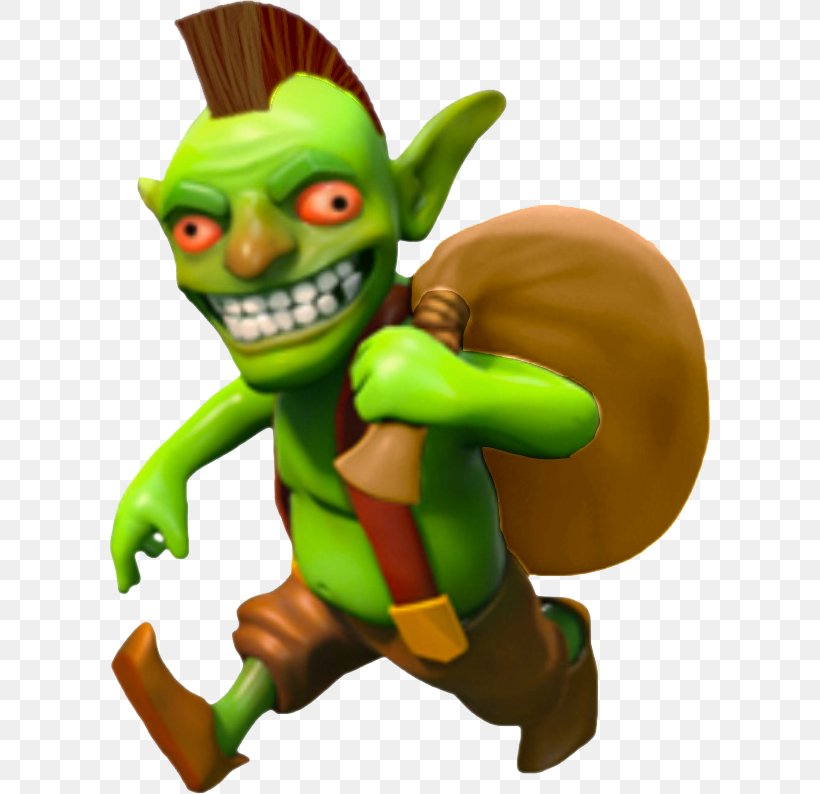 Clash Of Clans Goblin Clash Royale Video Games Boom Beach, PNG, 600x794px, Clash Of Clans, Action Figure, Barbarian, Boom Beach, Clan Download Free