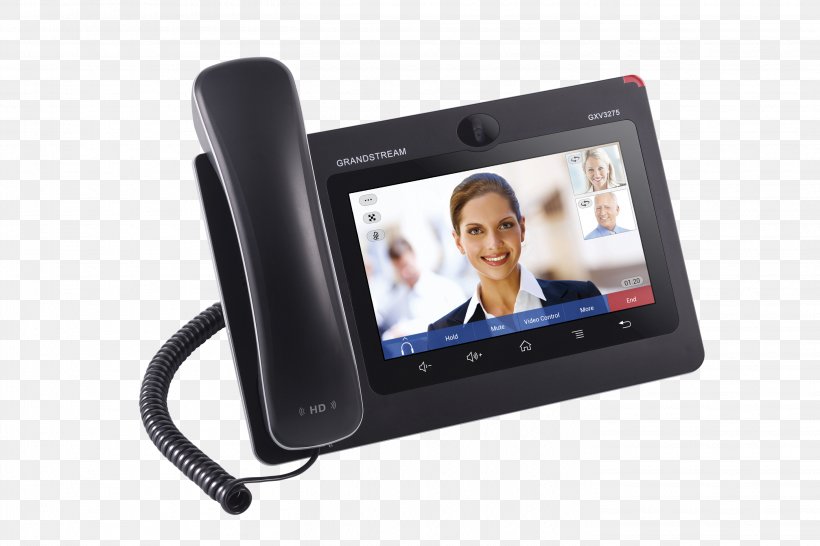 Grandstream Networks VoIP Phone Videotelephony Voice Over IP Telephone, PNG, 2835x1890px, Grandstream Networks, Analog Telephone Adapter, Beeldtelefoon, Business Telephone System, Communication Download Free