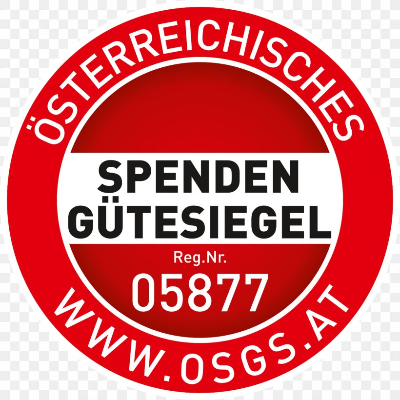 Austria Österreichisches Spendengütesiegel Donation Spendensiegel Organization, PNG, 1516x1516px, Austria, Aid Agency, Area, Association, Brand Download Free