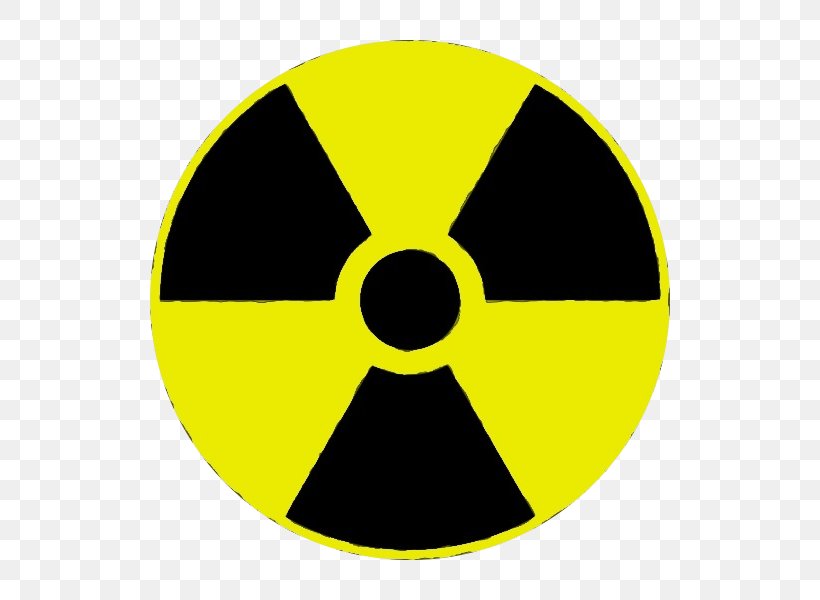 Radioactive Decay Hazard Symbol Radiation Sign, PNG, 600x600px, Watercolor, Biological Hazard, Emblem, Hazard Symbol, Logo Download Free