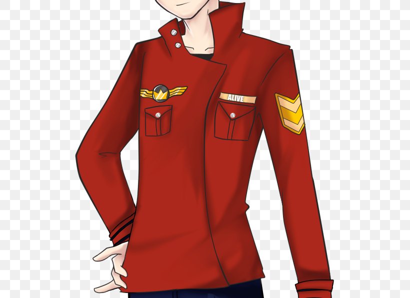 Sleeve Outerwear Jacket Uniform, PNG, 551x596px, Sleeve, Jacket, Outerwear, Red, Redm Download Free