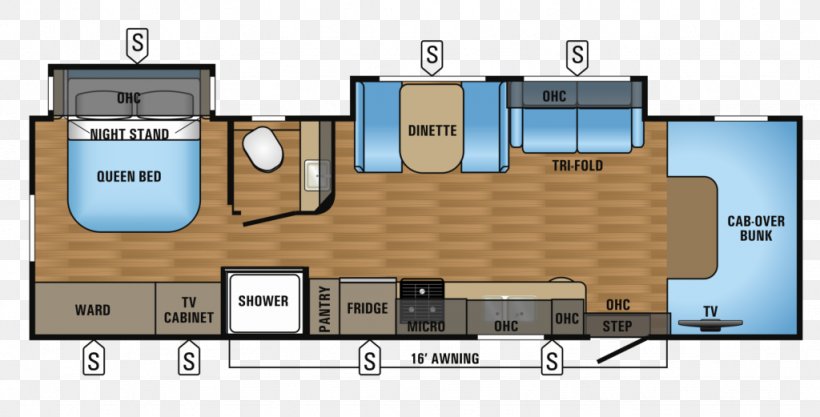 Campervans Car Floor Plan Jayco, Inc., PNG, 1024x521px, Campervans, Area, Car, Caravan, Elevation Download Free