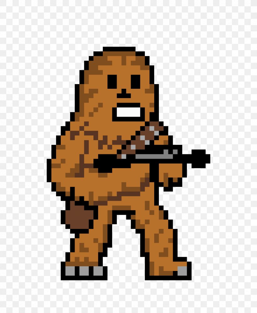 Chewbacca Han Solo Pixel Art Wookiee, PNG, 825x1005px, Chewbacca, Art, Character, Code Review, Fictional Character Download Free