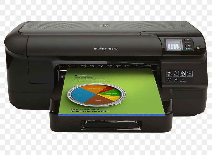 Hewlett-Packard HP Officejet Pro 8100 Printer Inkjet Printing, PNG, 800x600px, Hewlettpackard, Computer Software, Device Driver, Electronic Device, Ink Download Free