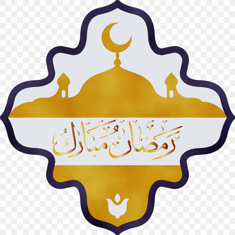 Logo Yellow Meter, PNG, 3000x2999px, Ramadan Kareem, Logo, Meter, Paint, Watercolor Download Free
