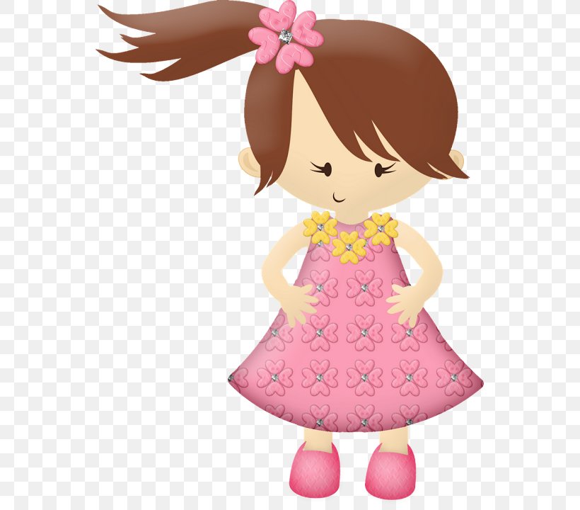 Cartoon Pink Doll Clip Art Toy, PNG, 549x720px, Cartoon, Brown Hair, Doll,  Pink, Toy Download Free