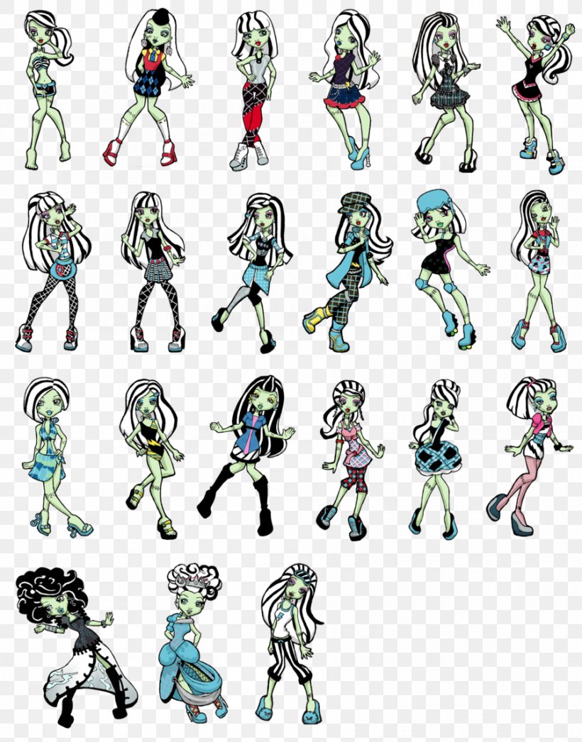 Frankie Stein Monster High Lagoona Blue Clip Art, PNG, 900x1149px, Frankie Stein, Action Figure, Animal Figure, Art, Character Download Free