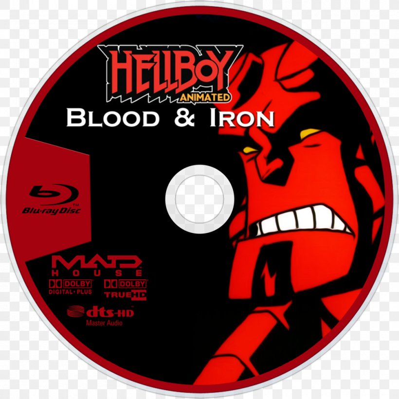 Hellboy Animated Liz Sherman Abe Sapien Film, PNG, 1000x1000px, Hellboy, Abe Sapien, Bluray Disc, Brand, Compact Disc Download Free