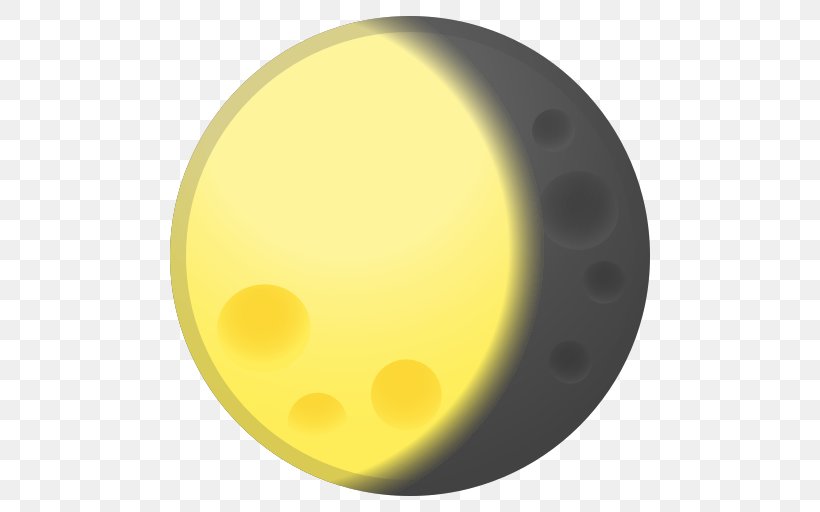 Lunar Phase Emoji Full Moon, PNG, 512x512px, Lunar Phase, Android, Crescent, Emoji, Emojipedia Download Free