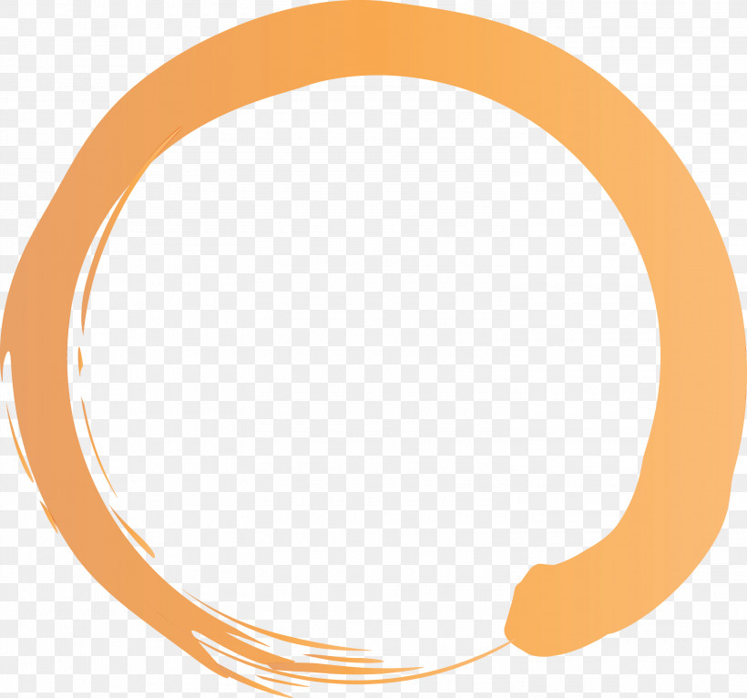 Orange, PNG, 3000x2804px, Brush Frame, Circle, Frame, Orange, Oval Download Free