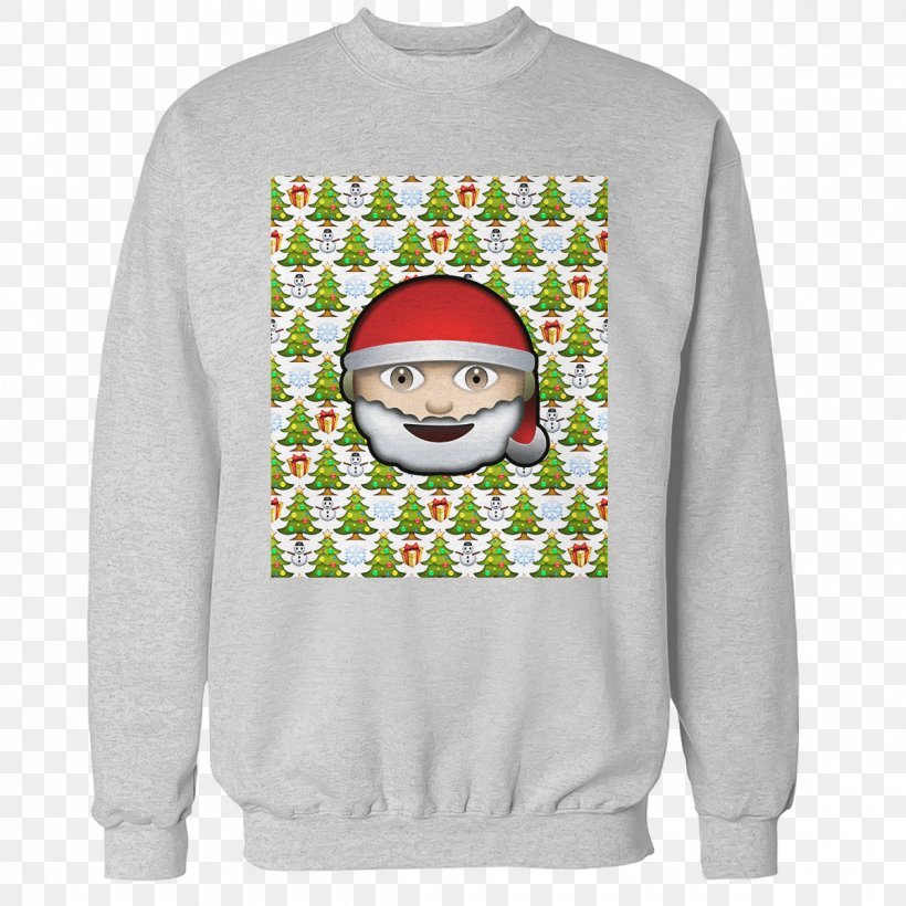 Sweater T-shirt Christmas Jumper Santa Claus Hoodie, PNG, 1200x1200px, Sweater, Bluza, Christmas, Christmas Jumper, Christmas Ornament Download Free